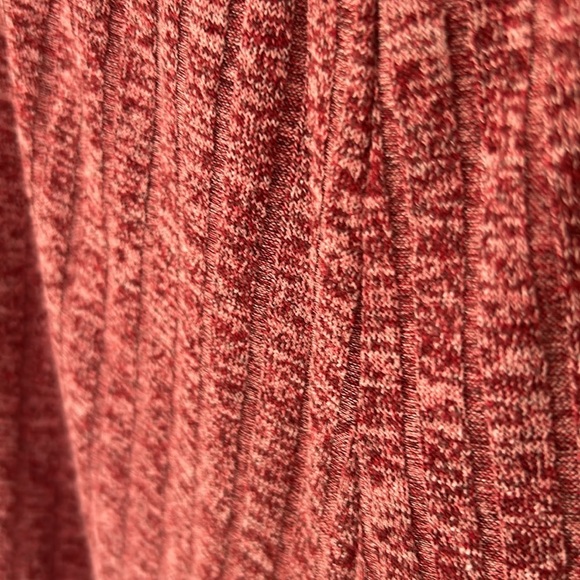V Neck Knit Burgundy Loungewear Set 2 Piece Long Pant Size Large New With Tags - Picture 11 of 11